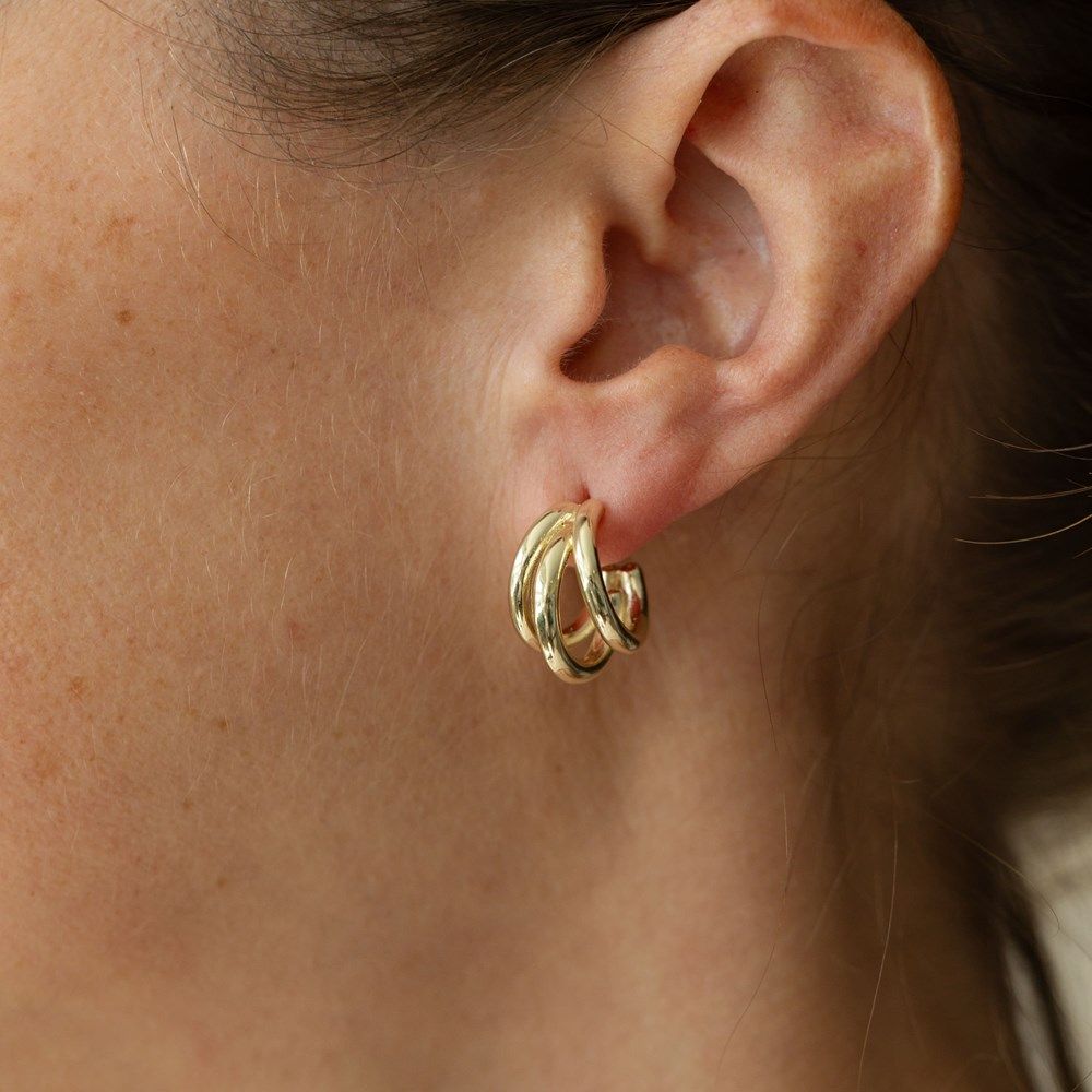 GLEE Hat Trick Hoop Earrings