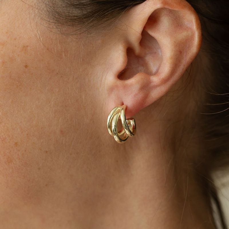 GLEE Hat Trick Hoop Earrings