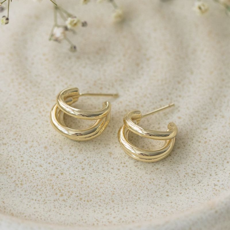 GLEE Hat Trick Hoop Earrings
