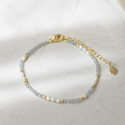 GLEE Mira Bracelet – Labradorite &amp; Pearl