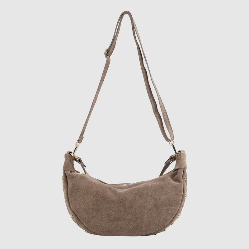 THE TREND Vespa Suede Handbag 6950916