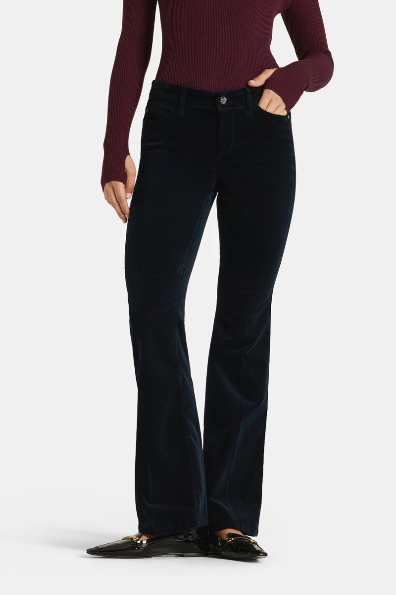 CAMBIO Pans Flared Trousers 7573