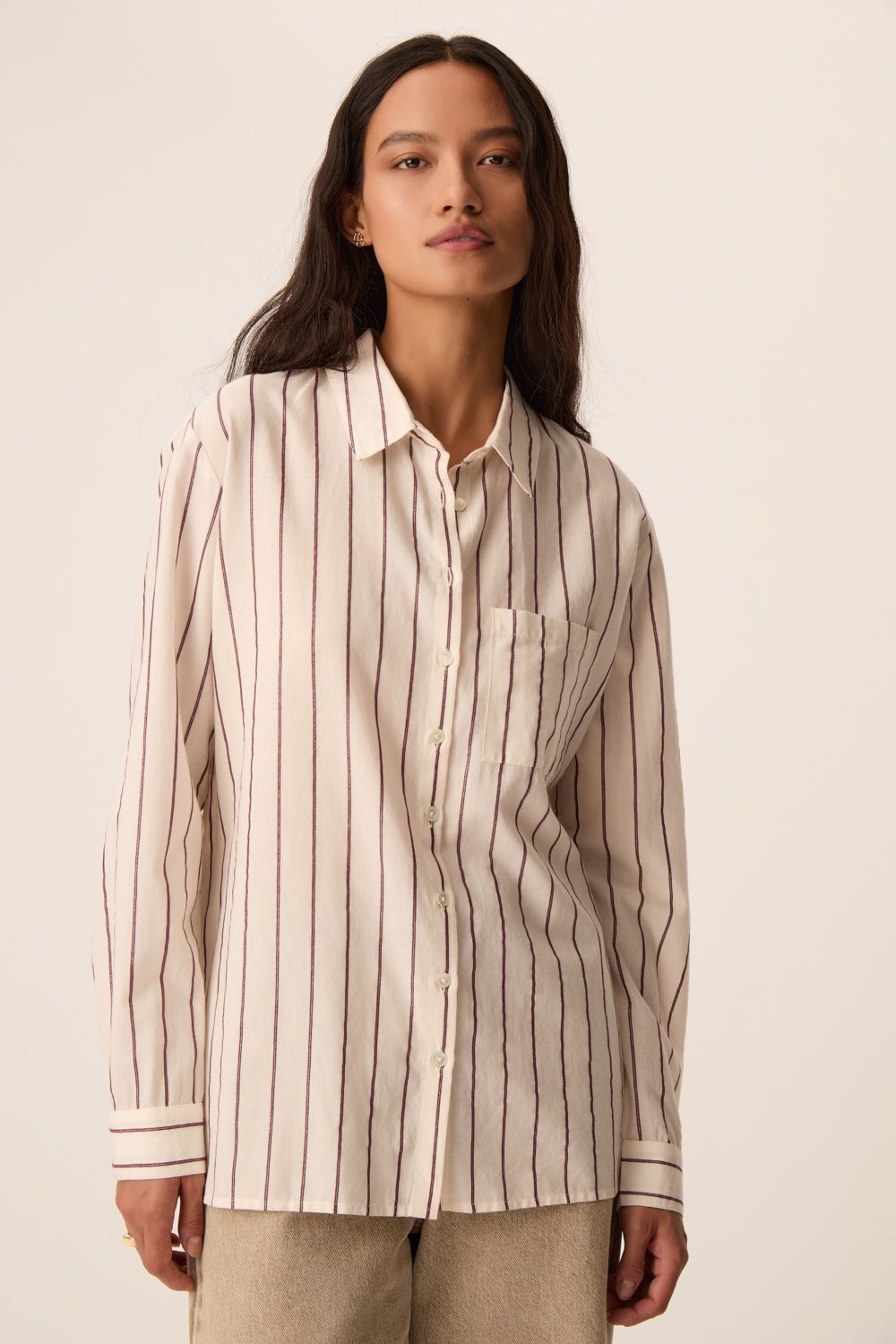 DES PETITS HAUTS Tinette Shirt 1H260426 Louisiana Prune