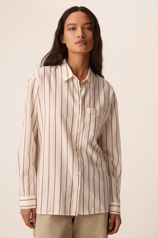 DES PETITS HAUTS Tinette Shirt 1H260426 Louisiana Prune