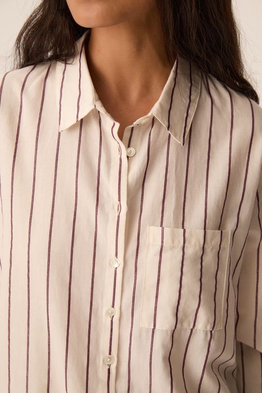 DES PETITS HAUTS Tinette Shirt 1H260426 Louisiana Prune