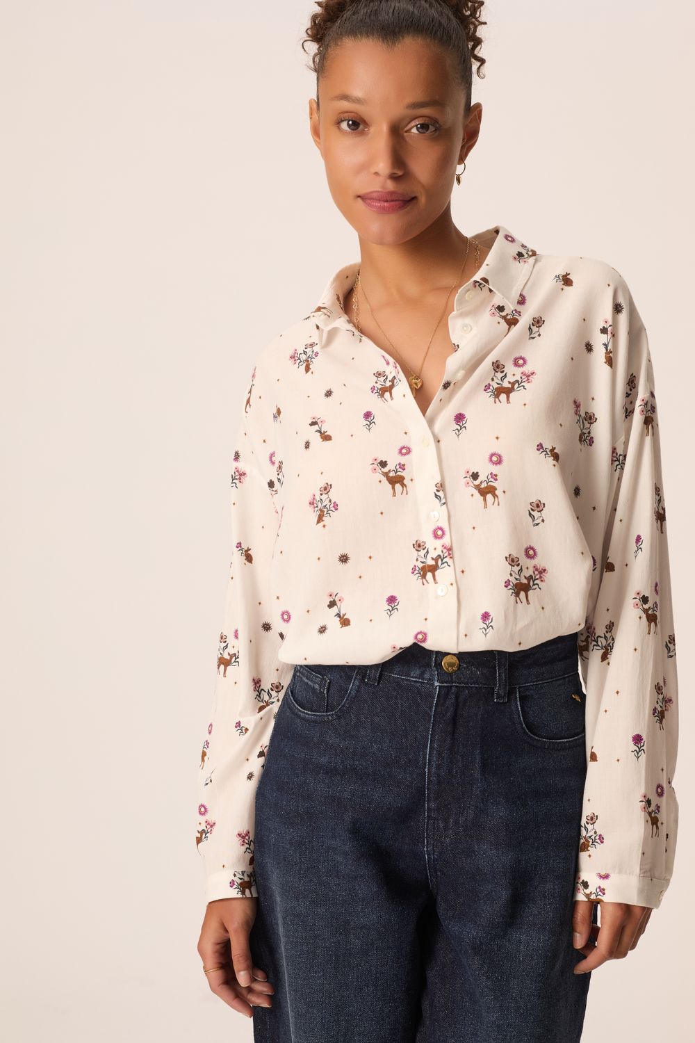 DES PETITS HAUTS Sparky Blouse 1H260427 Fanfan