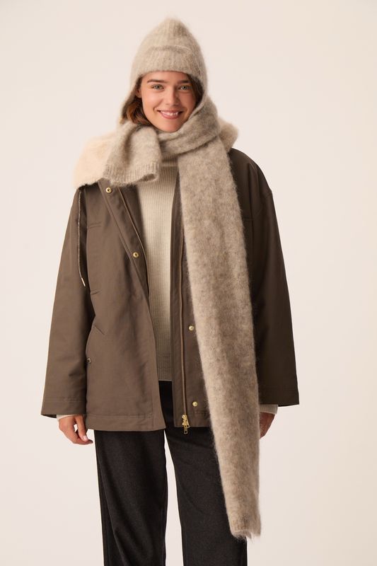 DES PETITS HAUTS Alouette Scarf 1H260020 Galet