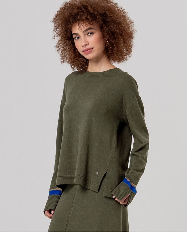 SURKANA Round neck cotton knit jumper 556BAZE231