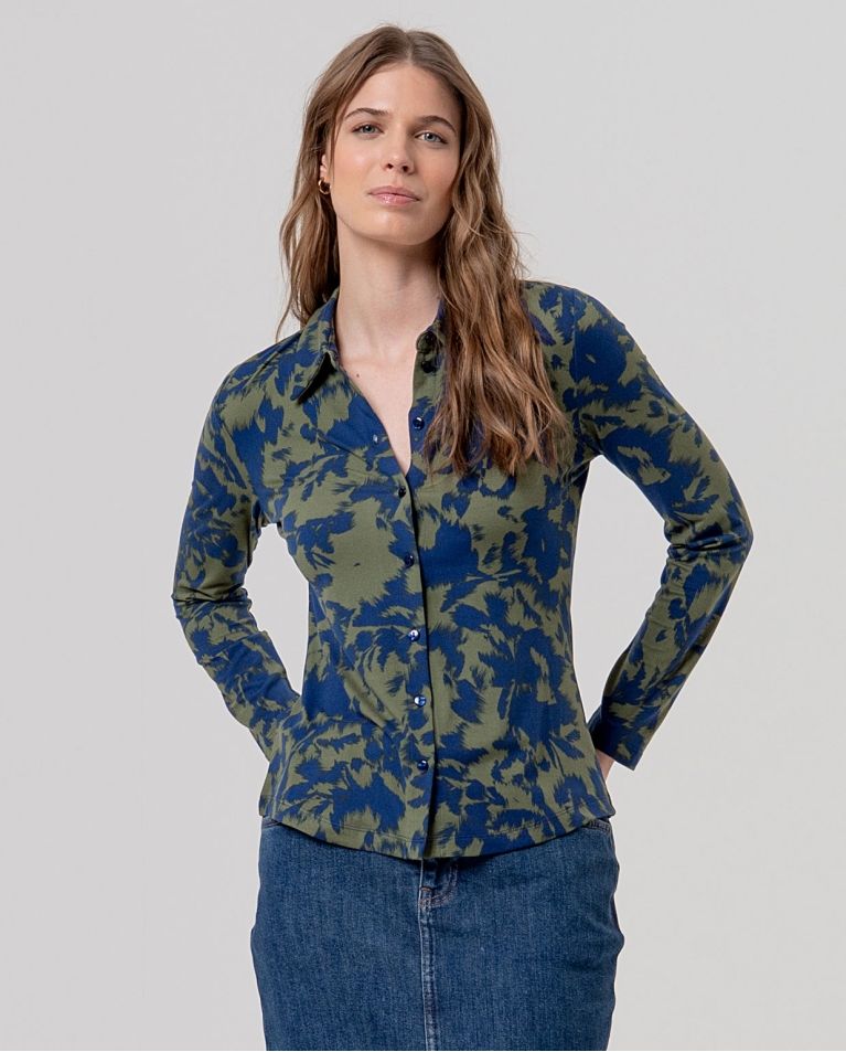 SURKANA Long-sleeve printed shirt 566BUPE117