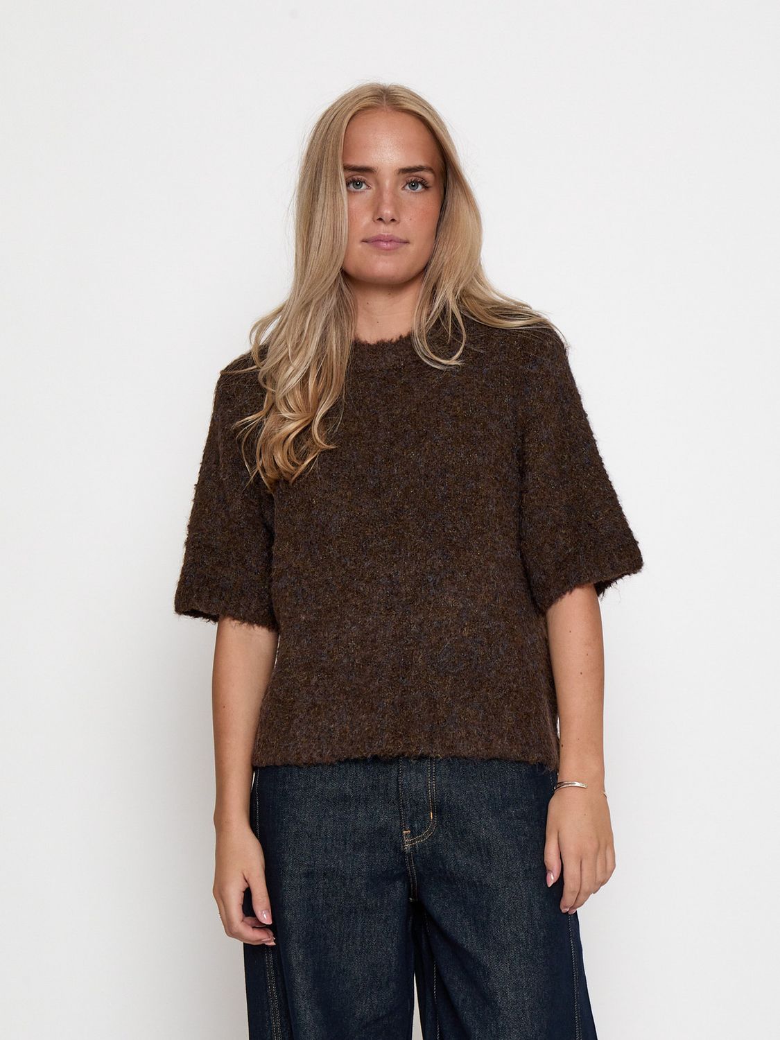 MINUS MSMargrethe Knit T-Shirt MI7218 Tiramisu