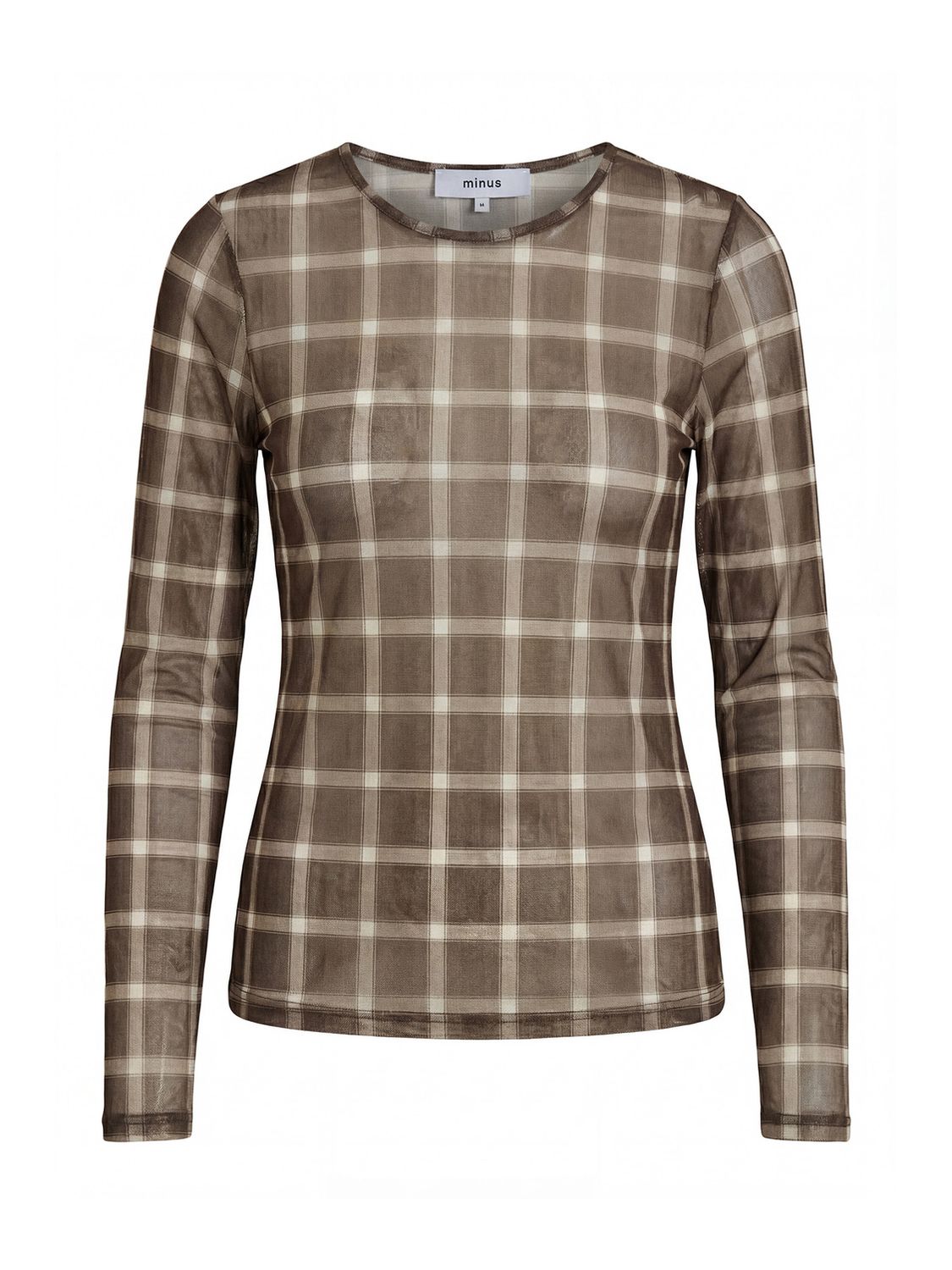 MINUS MSStefine Checked Long Sleeve Top MI7241