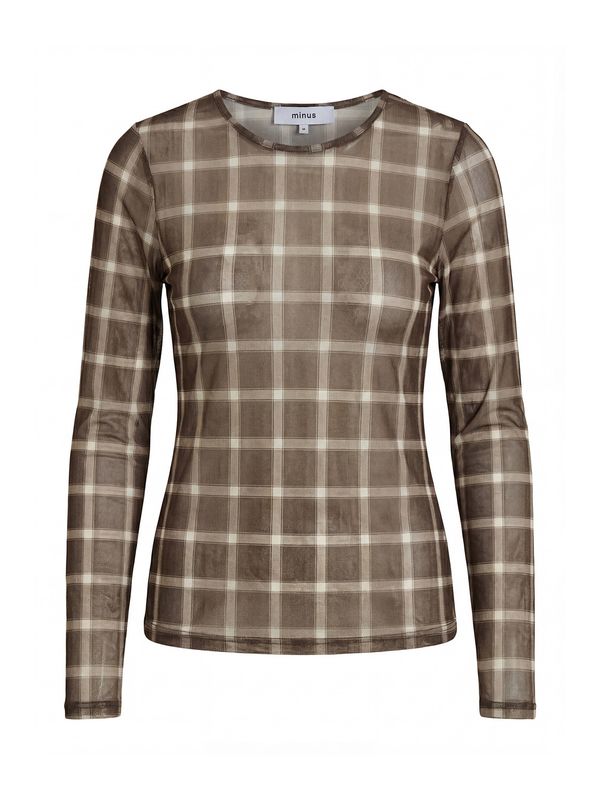 MINUS MSStefine Checked Long Sleeve Top MI7241