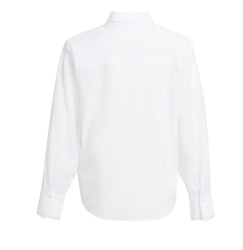 YAYA Button-Up Blouse with Collar Detail 01-201247