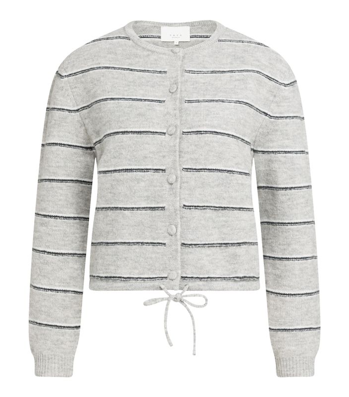 YAYA Striped Knitted Cardigan 01-010168