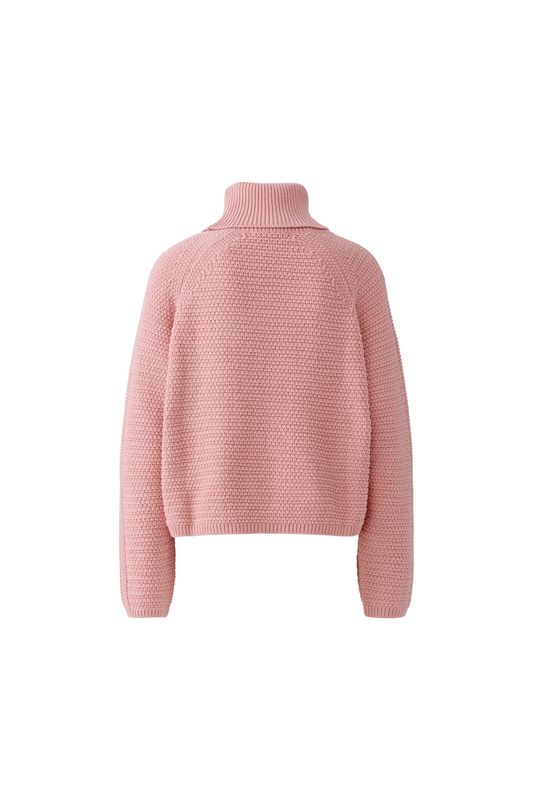OUI Rose Elegance Turtleneck Sweater 97985