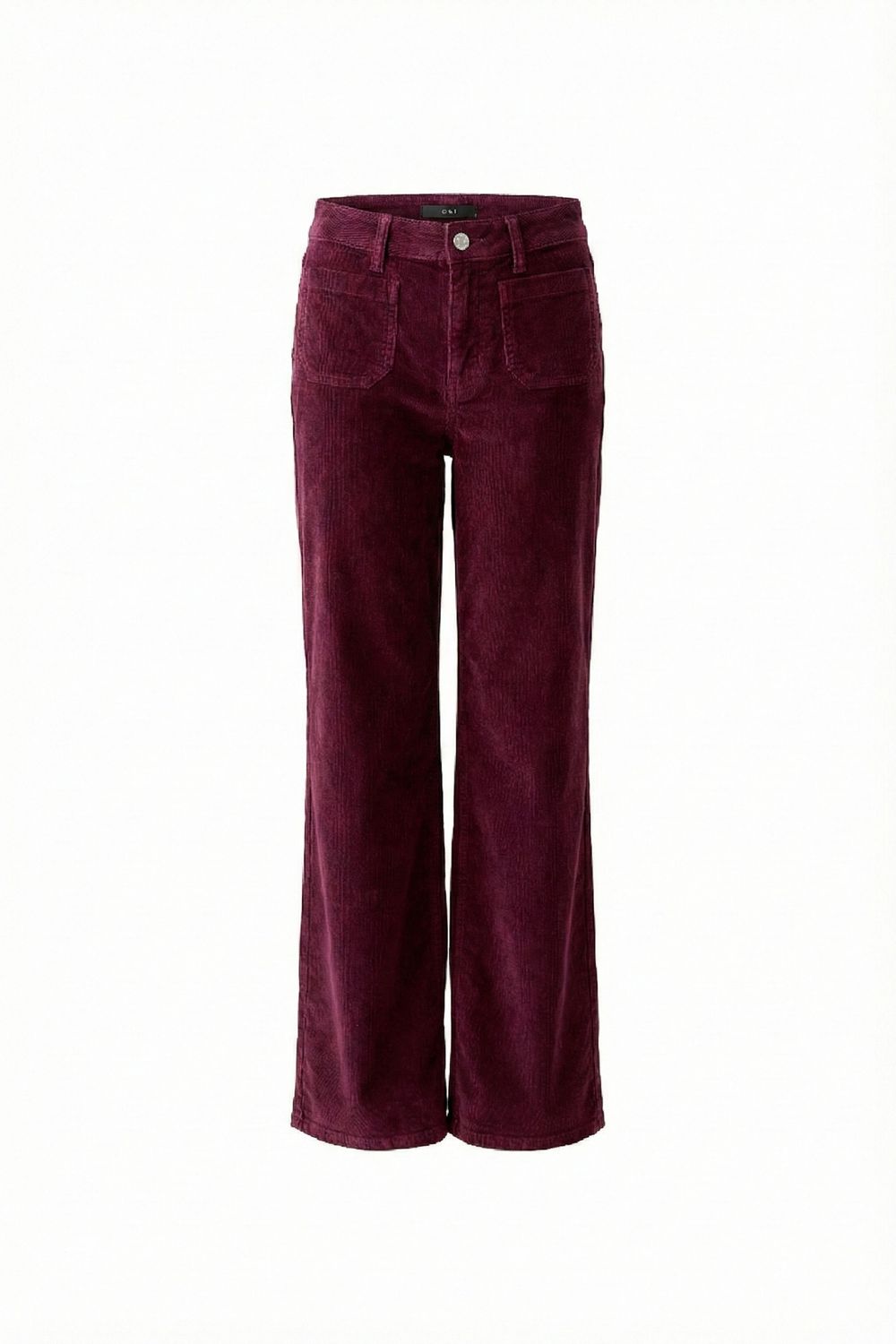 OUI Corduroy Trousers Bramble Berry 100491