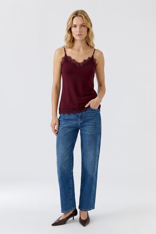 OUI Lace Camisole 99911 Bramble Berry