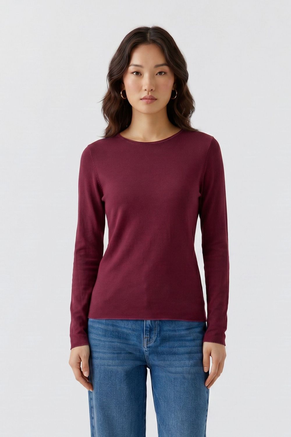 OUI Bramble Berry Long-Sleeve T-Shirt 95478