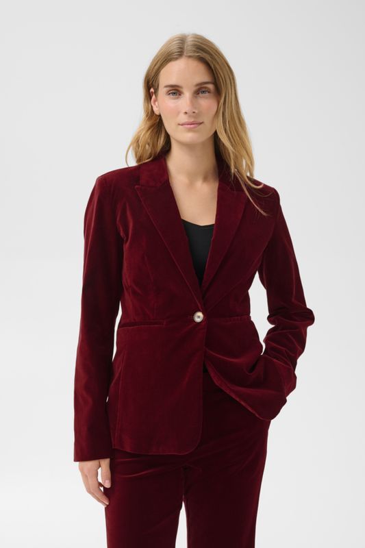 PART TWO DahliaPW Velvet Blazer 30310925