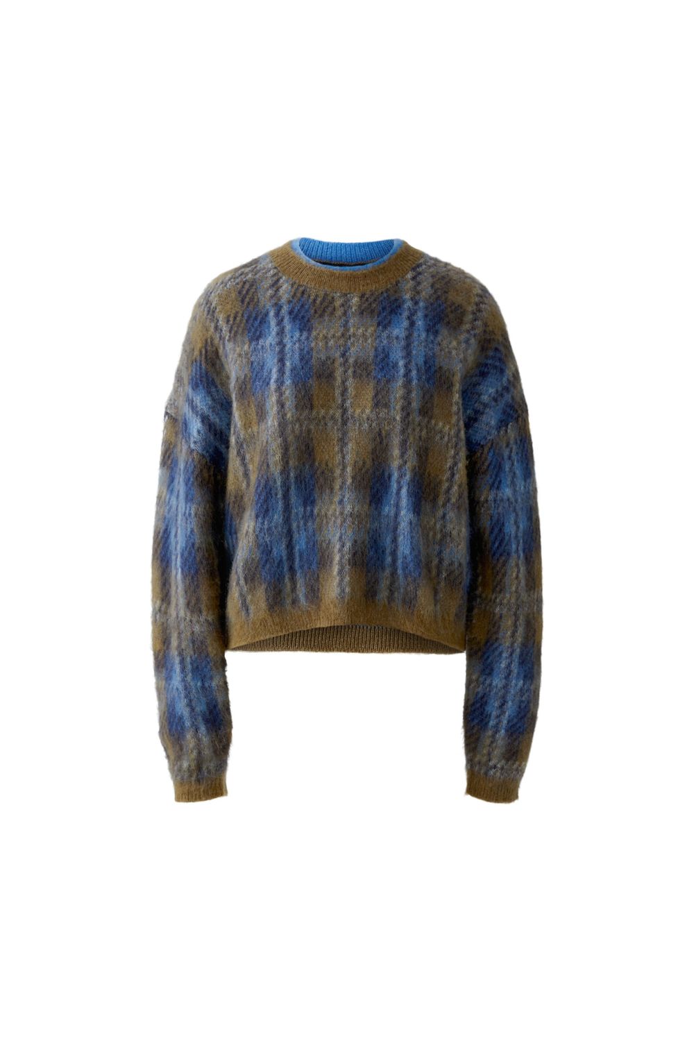 OUI Checked Sweater 98060, Size: 34