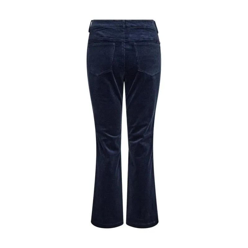 MOS MOSH MMAshley Jess Corduroy Flared Pants 184400 Navy Blazer