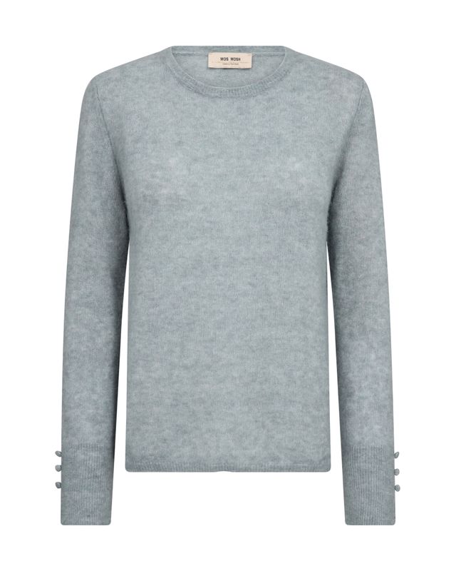 MOS MOSH MMMape Sophia Crewneck Sweater 183530 Lead