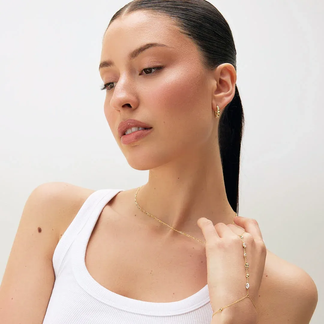 DRAE Beaded Hoop Earrings ER-173