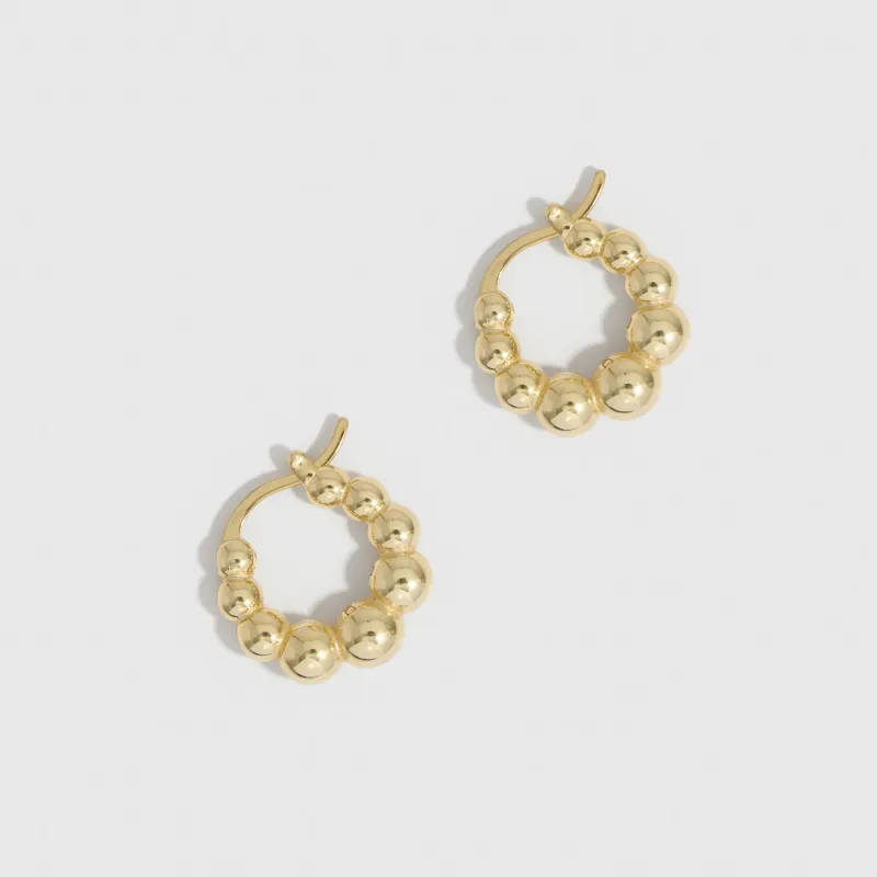 DRAE Beaded Hoop Earrings ER-173