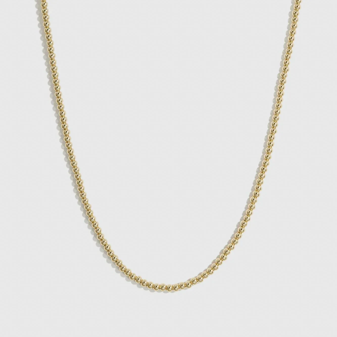 DRAE Small Beaded Necklace NC-01061, Material: Or (Gold), Size: 17''