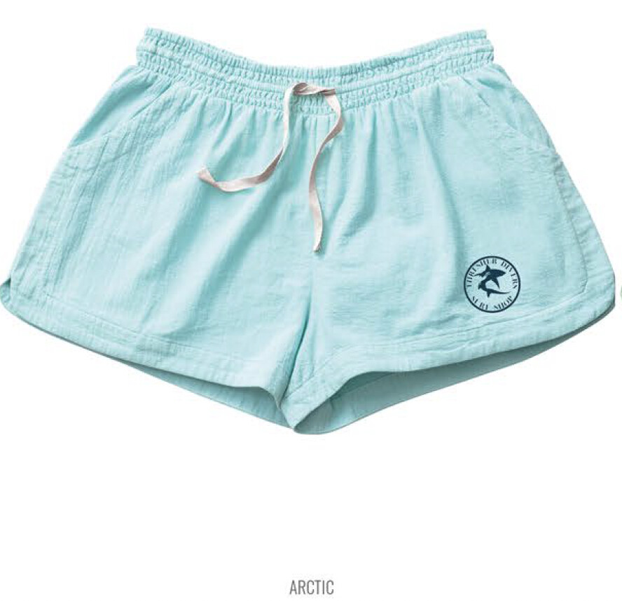 Gauze Short - Logo, Size: SM, Colour: Arctic