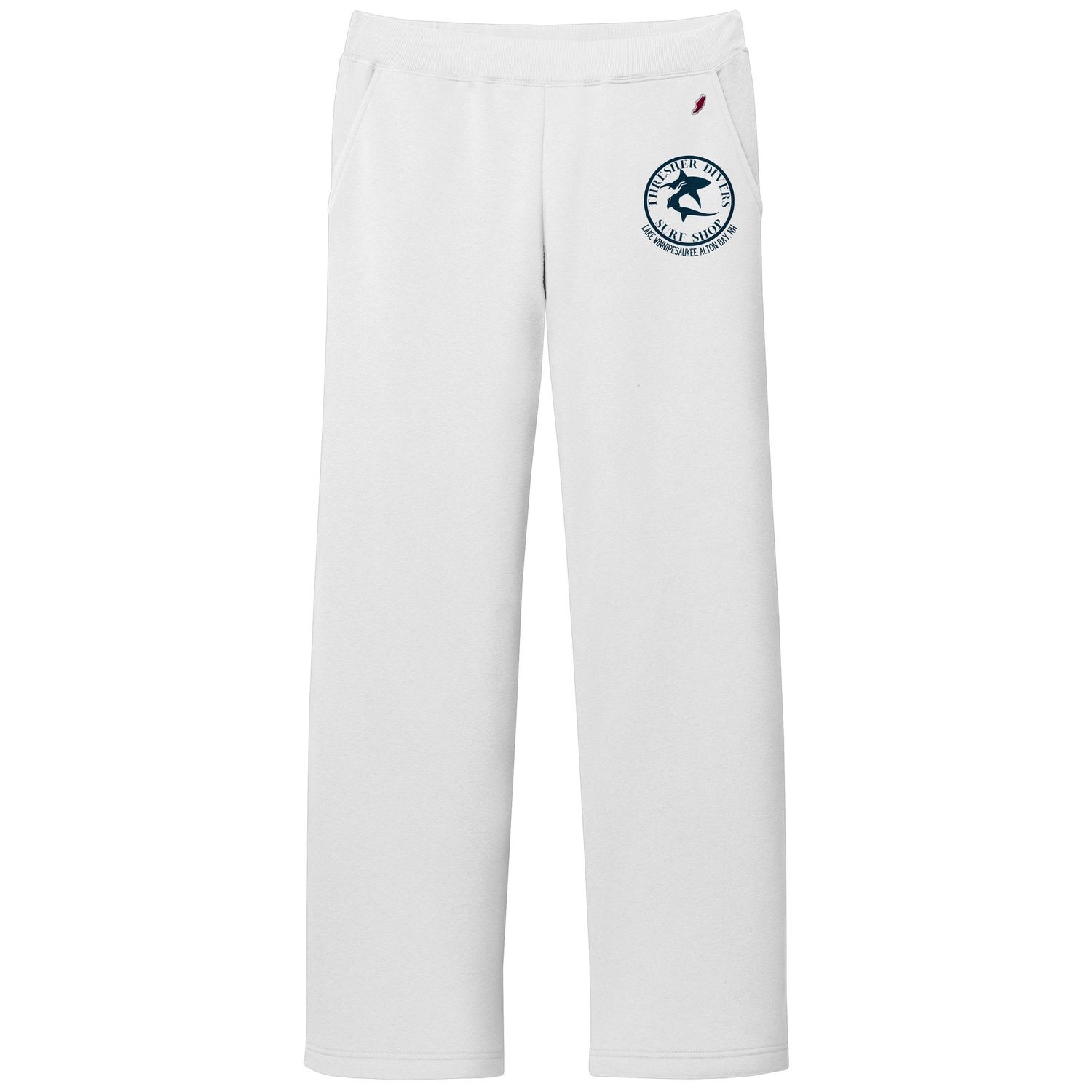 Reverse Fleece Sweatpants, Colour: Sno White, Size: SM