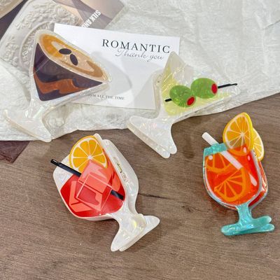 Cocktail Hair Clips