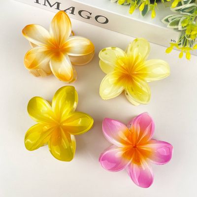 Plumeria Claw Clip