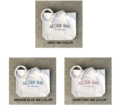 Beach Tote Bag with Rope Handles ­ Personalized