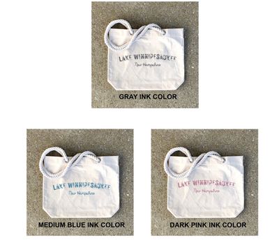 Beach Tote Bag with Rope Handles ­ Personalized