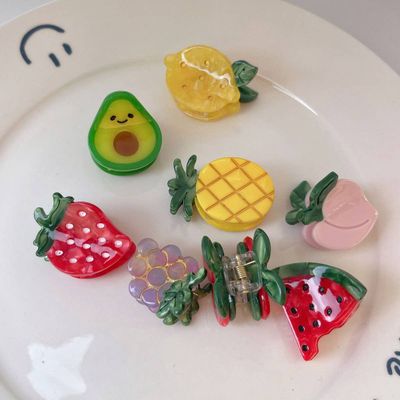 Mini Fruit Claw Clips