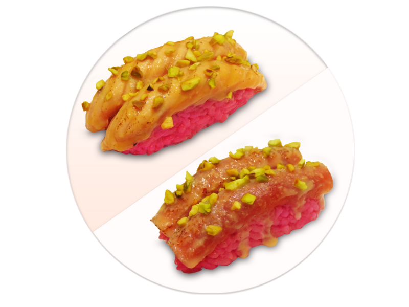 Nigiri rose 2pz (2 gusti)