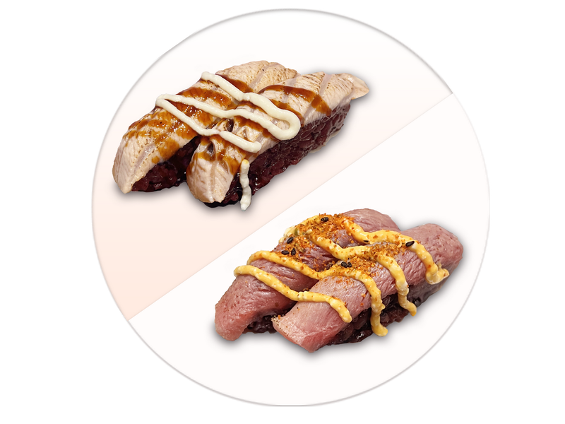 Nigiri flambè 2pz (2 gusti)