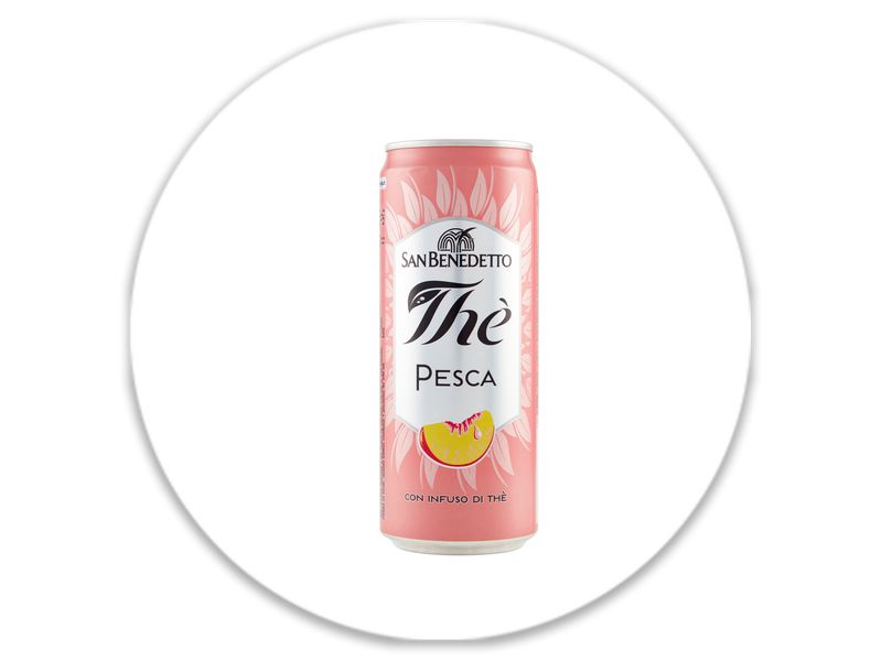 Tè alla pesca lattina