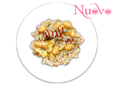 Riso con pollo e asparagi