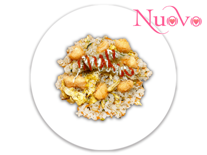 Riso con pollo e asparagi