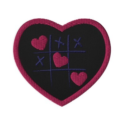 Embroidered Patches - Heart - 3.1″×2.8″