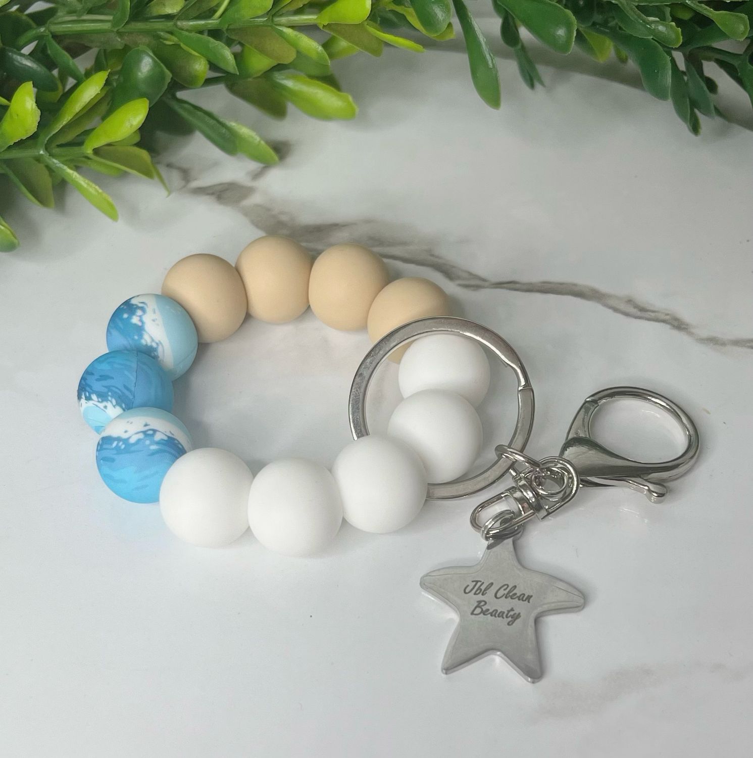 Key Beach Ocean Keychain