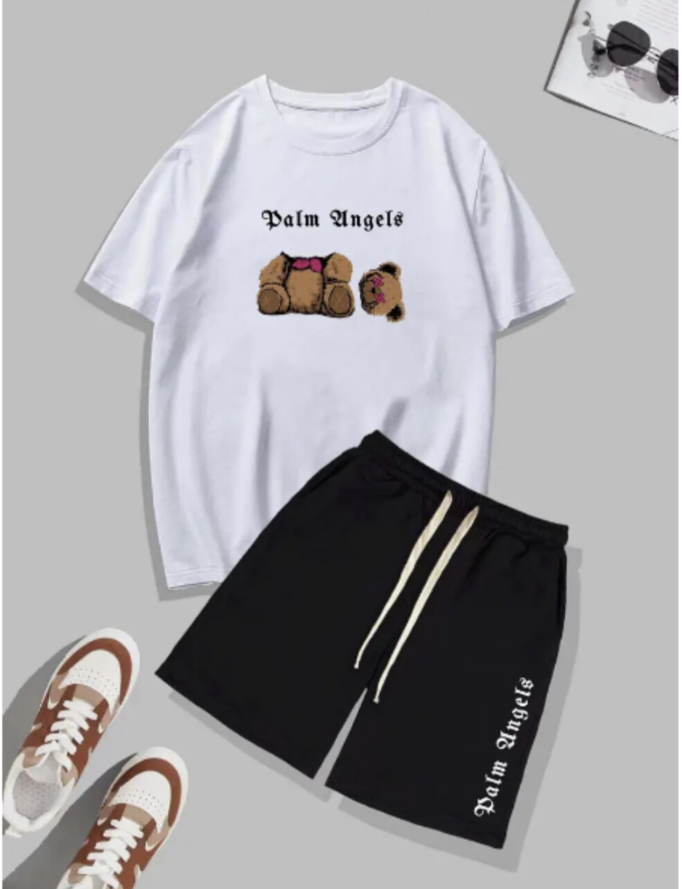 ​Bear Pattern, Men&#39;s 2Pcs,