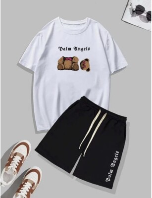 ​Bear Pattern, Men&#39;s 2Pcs,