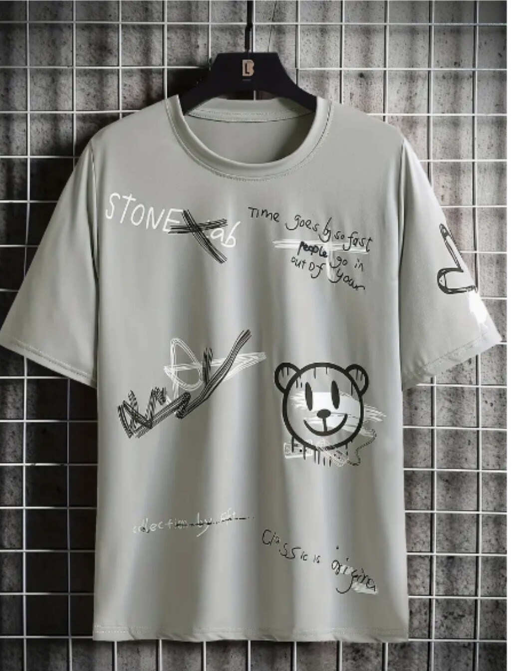 Men&#39;s Stylish Cartoon Bear T Shirt