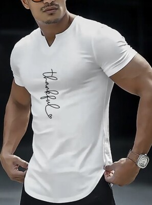 Print Men&#39;s Comfy V-Neck