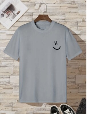 ​&#39;Stay Positive&#39; Shark Round Neck T-shirt