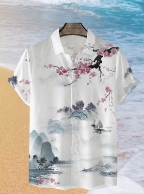 Men&#39;s Paint Print T Shirt
