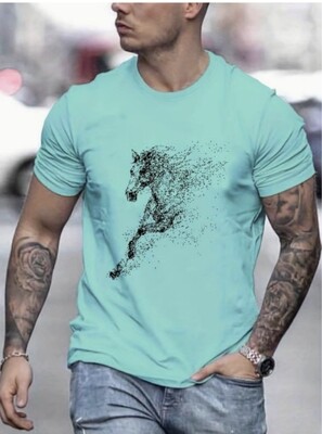 Running Horse Men&#39;s T-shirt